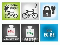 Eufab Bike Carrier FINCH For 2 Bikes E-Bike