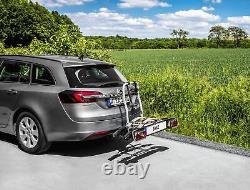 Eufab Bike Carrier Jake For 2 Bikes Expandable 60Kg E-Bike + License Plate