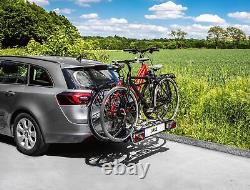 Eufab Bike Carrier Jake For 2 Bikes Expandable 60Kg E-Bike + License Plate