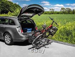 Eufab Bike Carrier Jake For 2 Bikes Expandable 60Kg E-Bike + License Plate