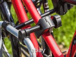 Eufab Bike Carrier Jake For 2 Bikes Expandable 60Kg E-Bike + License Plate
