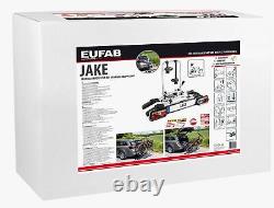 Eufab Bike Carrier Jake For 2 Bikes Expandable 60Kg E-Bike + License Plate
