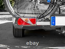 Eufab Bike Carrier PROBC2 For 2 Bikes E-Bike + Ramp + Bag