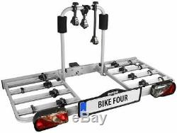 Eufab Bike Four Rack for 4 Cycle Vehicle Rear Carrier Towbar Tow Bar