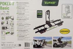 Eufab Poker-F Bike Rack Rear Rack Carrier Folding for 2 Cycle E-Bike
