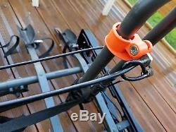 Exodus 4 Bike Cycle Carrier Rack Holder Tiltable Rear Tow Bar Bal Mount Halfords