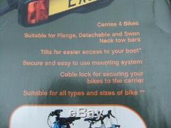 Exodus 4 Bike Tow Bar Cycle Carrier Bike Bicycle Car Rack Cycling Storage