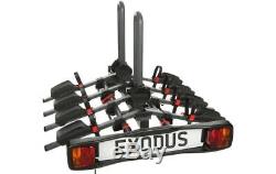 Exodus 4 Bike Towbar Mounted Cycle Carrier Bike Bicycle Car Rack Cycling Storage