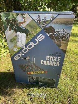 Exodus Halfords 4 Bike Cycle Carrier Platform Tow Ball Towbar Mounted RRP £400