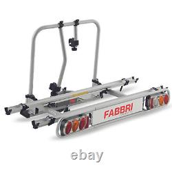 FABBRI Deluxe 2 Bike Carrier Electric Bike E-bike -13PIN Towbar Tilting