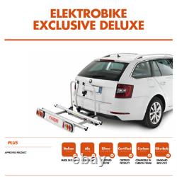 FABBRI Deluxe 2 Bike Carrier Electric Bike E-bike -13PIN Towbar Tilting