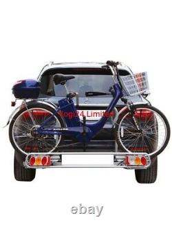 FABBRI Deluxe 2 Bike Carrier Electric Bike E-bike -13PIN Towbar Tilting