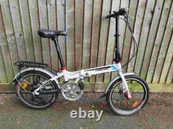 FOREVER Folding Bike with brake disc, rear rack carrier