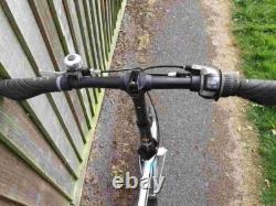 FOREVER Folding Bike with brake disc, rear rack carrier