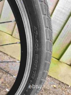 FOREVER Folding Bike with brake disc, rear rack carrier