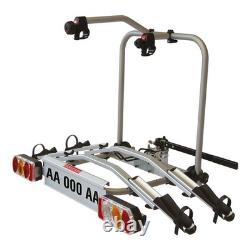 Fabbri Tech-Elektro Pro Tilting Towbar Cycle E-Bike Carrier 2 Bike Car Tow Ball