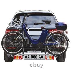 Fabbri Tech-Elektro Pro Tilting Towbar Cycle E-Bike Carrier 2 Bike Car Tow Ball