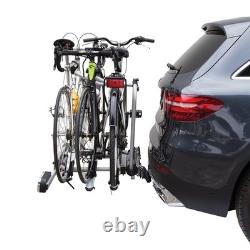 Fabbri Tech Pro Tilting Towbar Carrier 3 Bike Cycle Rack Folding Car Tow Ball