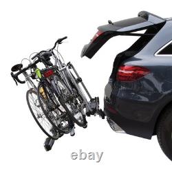 Fabbri Tech Pro Tilting Towbar Carrier 3 Bike Cycle Rack Folding Car Tow Ball
