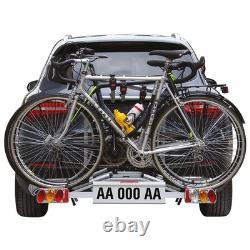 Fabbri Tech Pro Tilting Towbar Carrier 3 Bike Cycle Rack Folding Car Tow Ball