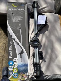 Fast Rider Bike Cycle Carrier Rack for Roof Cross Bars T Track Green Valley