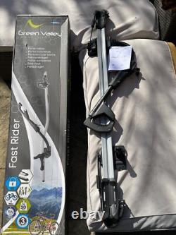 Fast Rider Bike Cycle Carrier Rack for Roof Cross Bars T Track Green Valley
