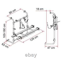 Fiamma Carry-Bike Caravan Universal Bike Carrier Rear Wall Cycle Rack 2024 MODEL