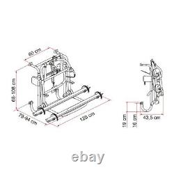 Fiamma Carry-Bike Lift 77 Black Motorhome Cycle Carrier Bike Rack 02093F43A