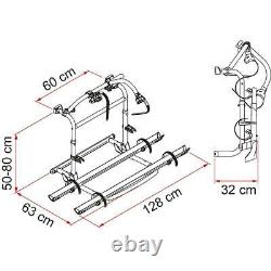 Fiamma Carry Bike Pro M Black Motorhome Rear Mounted Bicycle Cycle Carrier Rack