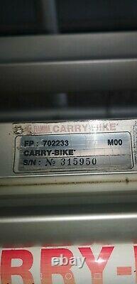 Fiamma Carry-Bike Rack Vw T4 19902003 Double Rear Doors 2 Bike Cycle Carrier