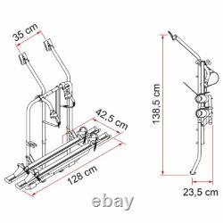 Fiamma Carry-Bike VW T4 Twin Door Cycle Carrier 2 Bike Rack 02094-22A