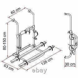 Fiamma Motorhome Carry Bike UL Black 2 Cycle Carrier