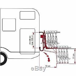 Fiamma Motorhome Winch System Carry Bike Lift 77 Red Cycle Carrier