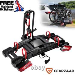 Fits Towbar Mount Bike Rack 2 Bike Bicycle Holder Carrier Rack 13 Pin 60kg + Key
