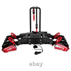 Fits Towbar Mount Bike Rack 2 Bike Bicycle Holder Carrier Rack 13 Pin 60kg + Key