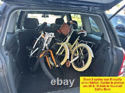 Foldable 18/20/22 Kids Unisex Folding Bike cycle + Removable Basket & Carrier