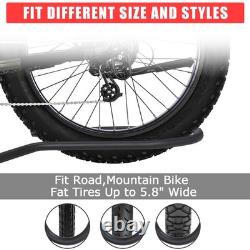 Foldable Bike Rack Hitch Mount Fat Tire Electric Bicycle Carrier 180lbs Capacity
