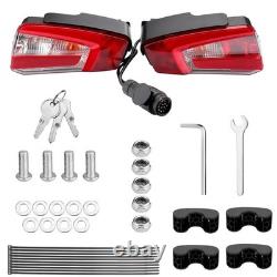 Foldable E-Bike Bicycle Carrier Electric 2 Bike Rear Rack Anti-Theft Taillight