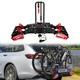 Foldable Electric 2 Bike Rack E-Bike Tow Ball Carrier + Keys + E-Mark Taillight