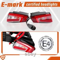 Foldable Electric 2 Bike Rack E-Bike Tow Ball Carrier + Keys + E-Mark Taillight