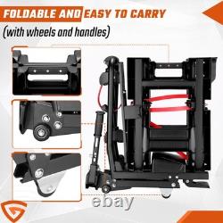 Foldable Electric 2 Bike Rack E-Bike Tow Ball Carrier + Keys + E-Mark Taillight