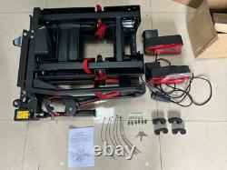 Foldable Electric 2 Bike Rack E-Bike Tow Ball Carrier + Keys + E-Mark Taillight