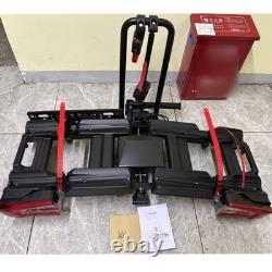 Foldable Lockable 2 Bike Electric Bike Rack E-Bikes Cycle Carrier Tow bar E-mark