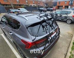 Foldable Rear Mounted Cycle Carrier 3 Bikes Capacity