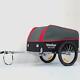 Folding Bike Cargo Trailer Trolley Luggage Storage Cart Carrier With Hitch 130L