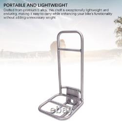 Folding Bike Front Rack Bike Front Luggage Carriers Anti Crack For Shopping