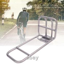 Folding Bike Front Rack Bike Front Luggage Carriers Anti Crack For Shopping