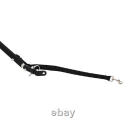 Folding Frame Bike Cargo Trailer Extra Bicycle Storage Carrier With Hitch-Black