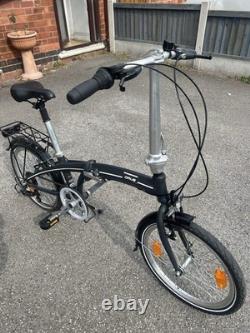 Folding bike for adult Shimano 7 Speed Gears Lights Kickstand Carrier