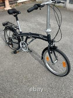 Folding bike for adult Shimano 7 Speed Gears Lights Kickstand Carrier